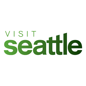 Visit Seattle logo.