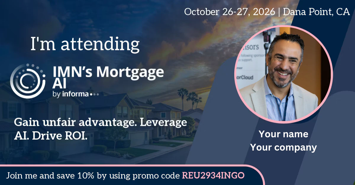 Mortgage AI Marketing Banner for Attendees