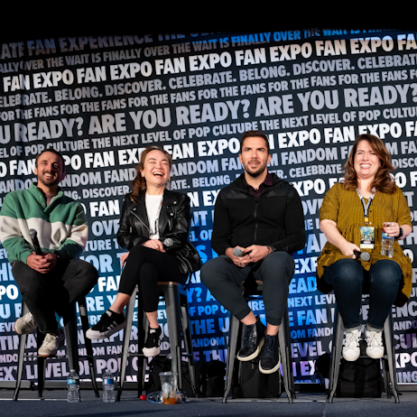 Cast of My Hero Academia on their panel