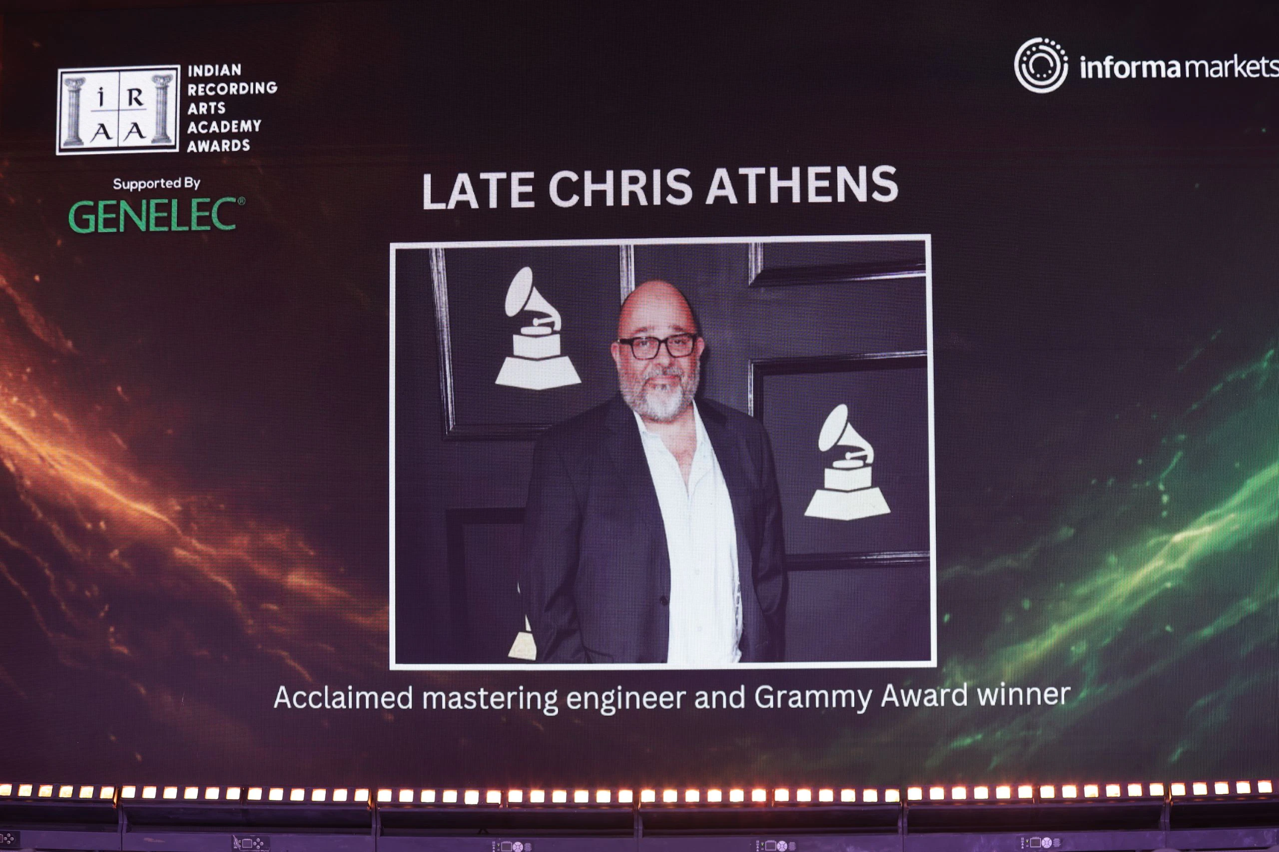 Chris Athens posthumously recognised for his contributions to the field of mastering