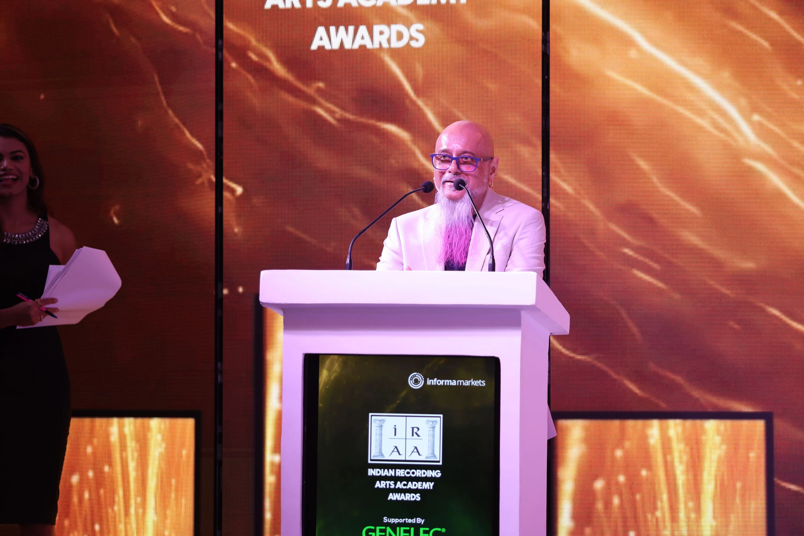 Shantanu Hudlikar speaks a few words in memory of Late Chris Athens
