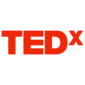 TEDx logo.