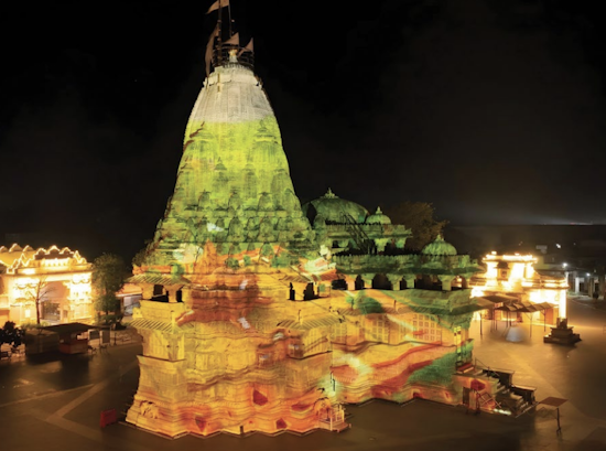 Immersive experience with 7.1 surround sound and projection system