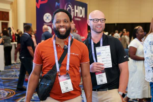 Attendees explore the HDI Service & Support World Expo Hall, discovering new solutions and connecting with industry peers.