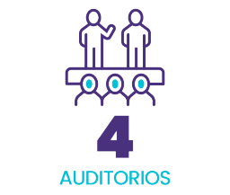4 Auditórios