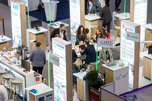 Interaction at Exhibit Booth