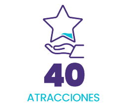 40 Atrações