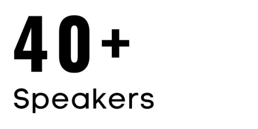 40+ Speakers Logo