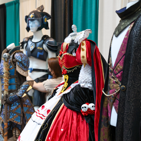 Cosplay crafters display