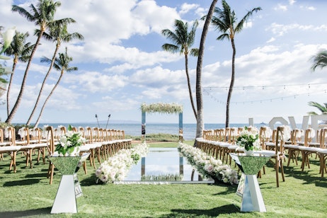 outdoor beach wedding venue