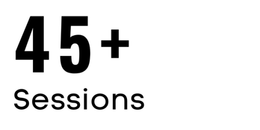 45+ Sessions Logo