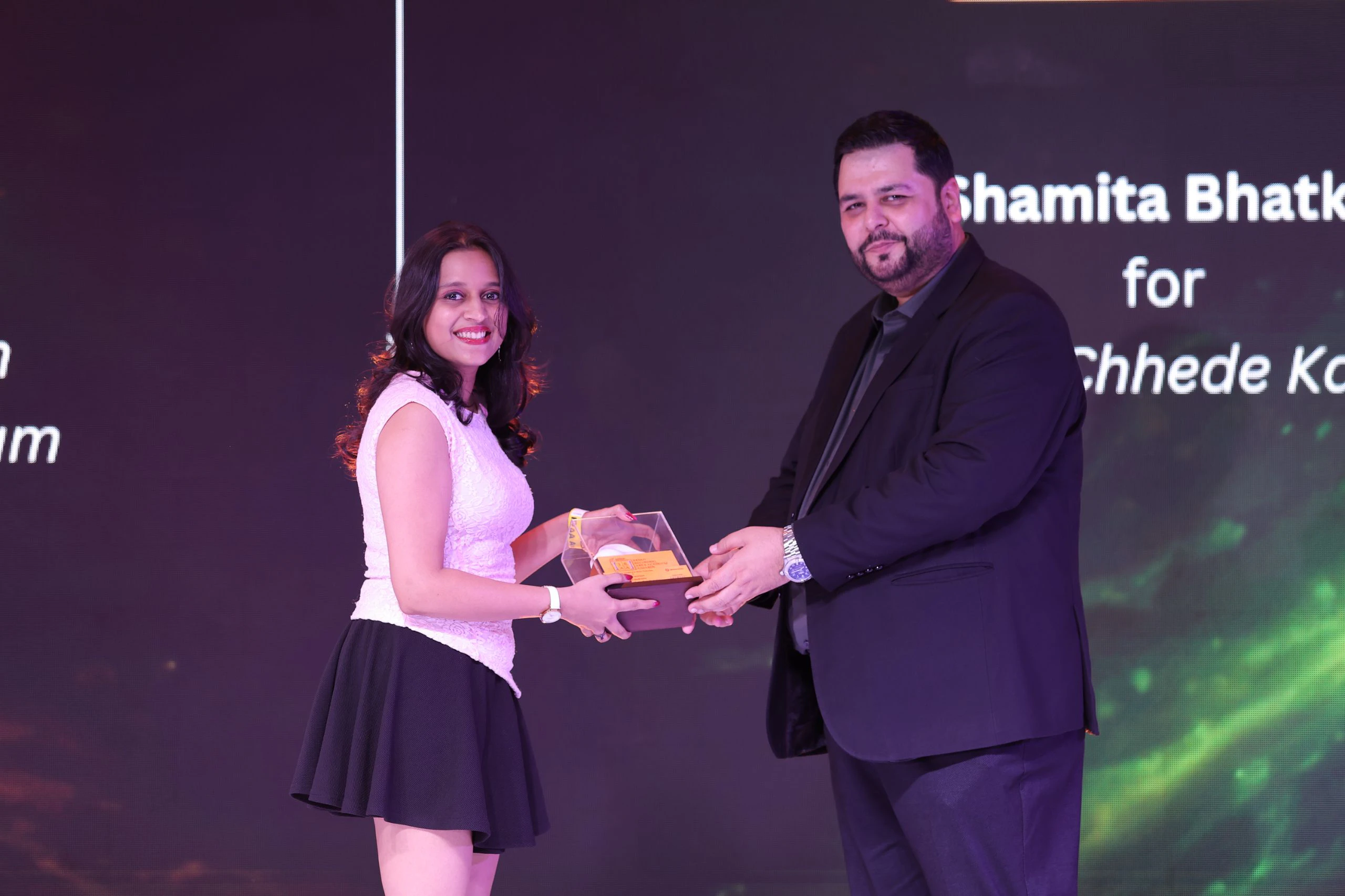 IRAA 2026 – Shamita Bhatkar won the award for Devotional Spiritual Music – Music Production