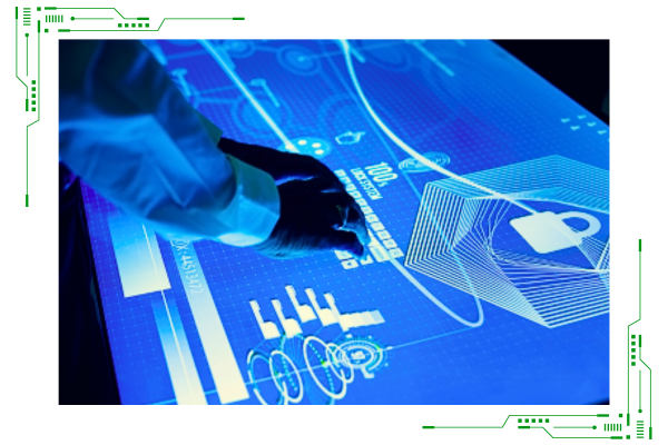 Visitors using AI Interfaces in Saudi Event Show