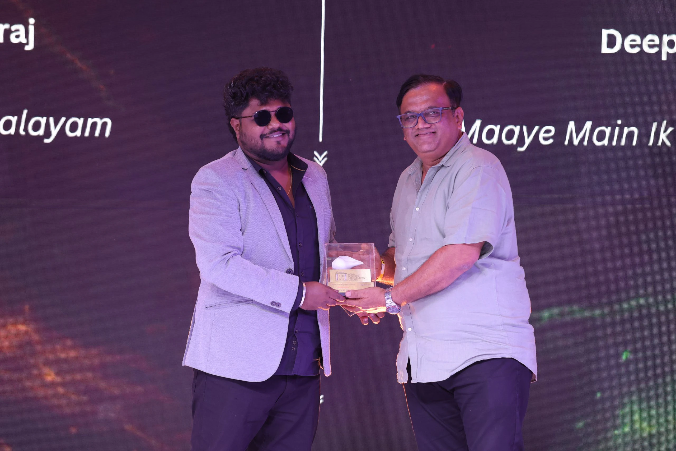 IRAA 2025 – Kishore Kamraj won the award for Sound Designer for Web Series – Regional