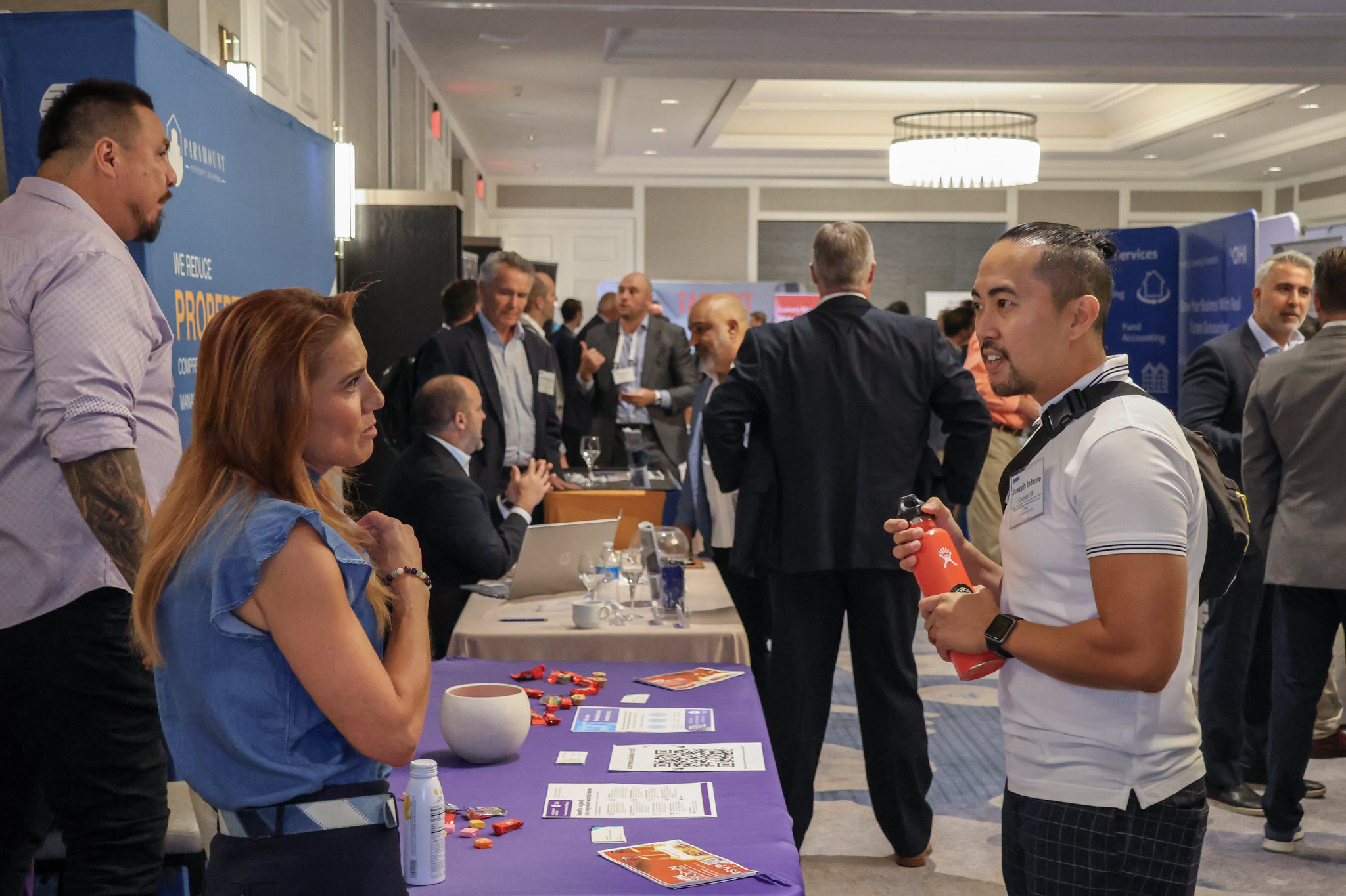 Sponsor booth at Southern California Middle-Market Multifamily