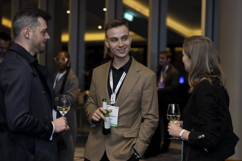 Networking drinks at FinovateEurope in London