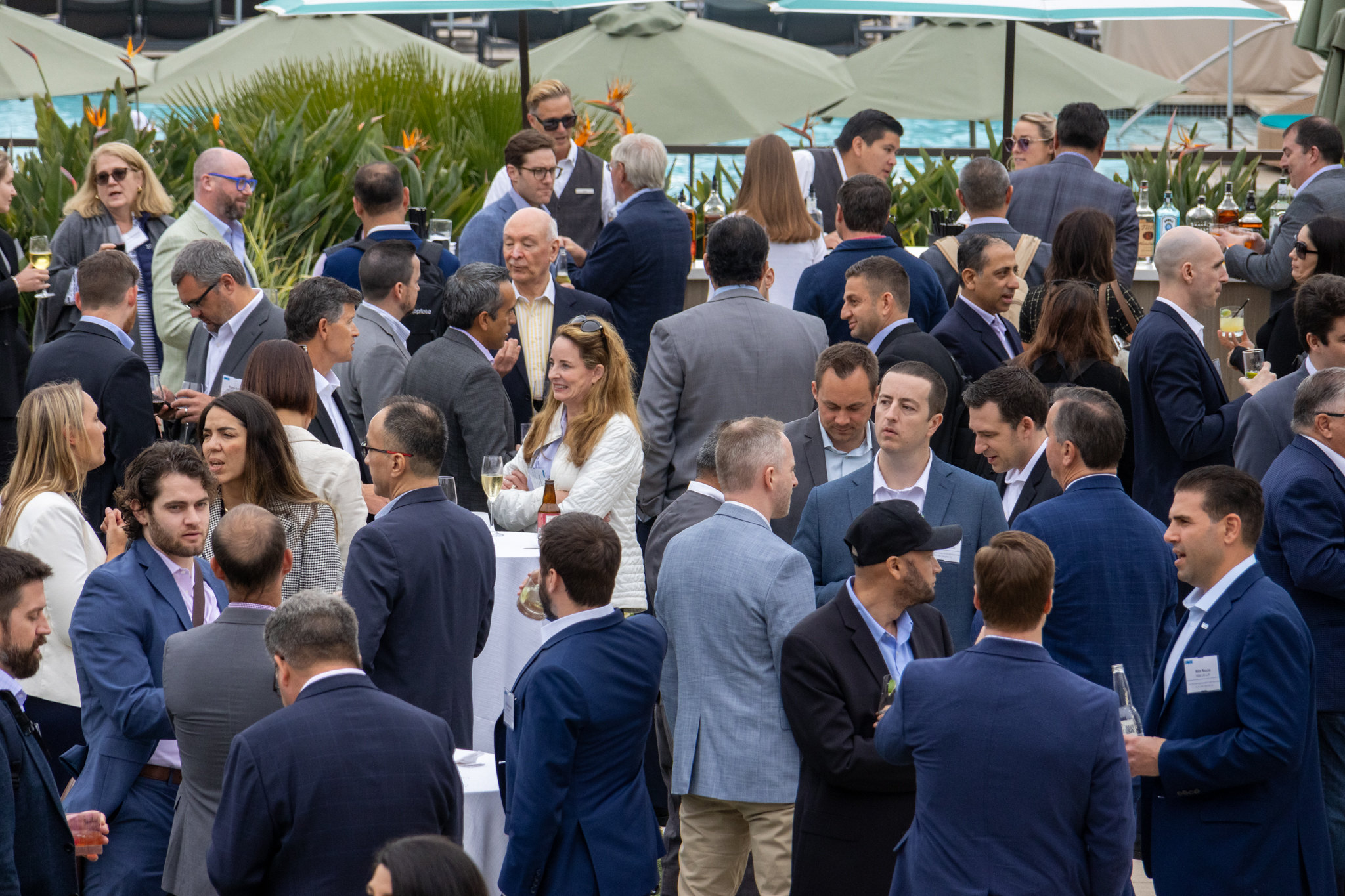Attendees outside at Real Estate CFO & COO Forum (West)