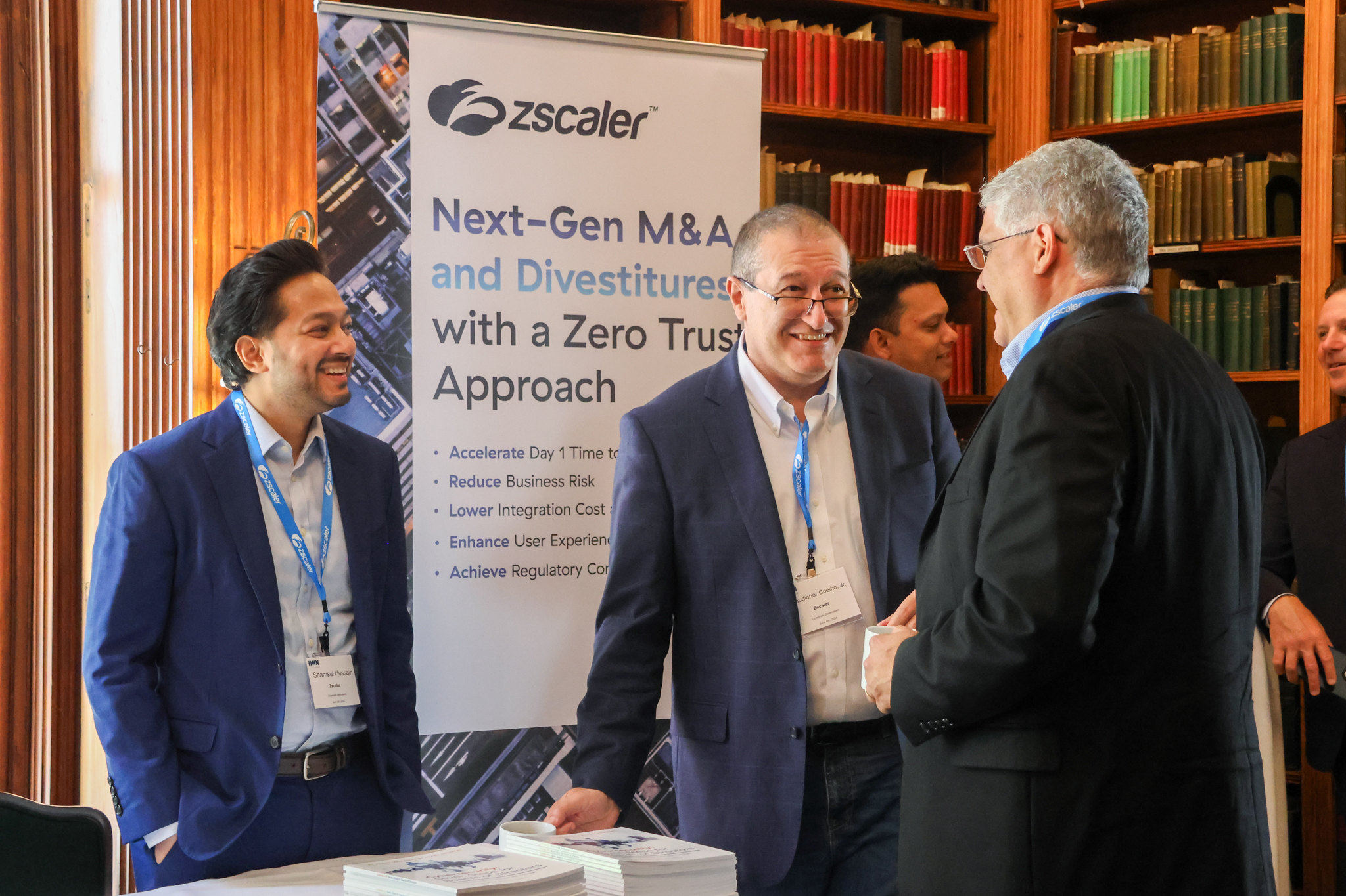 Sponsors networking at Corporate Dealmakers Forum