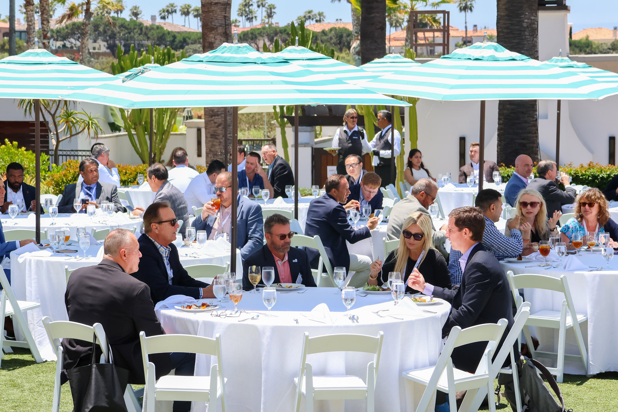 Crowd outside at Mortgage AI