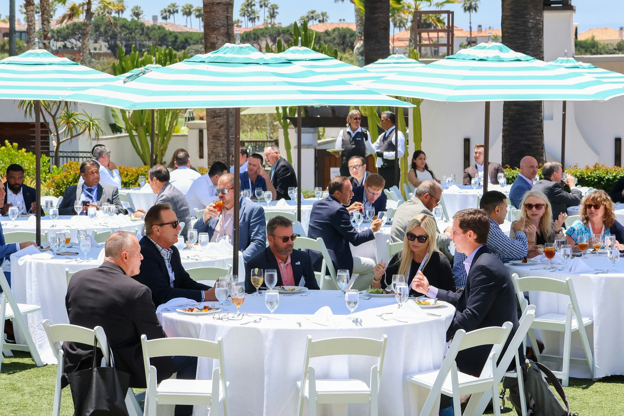Crowd outside at Mortgage AI