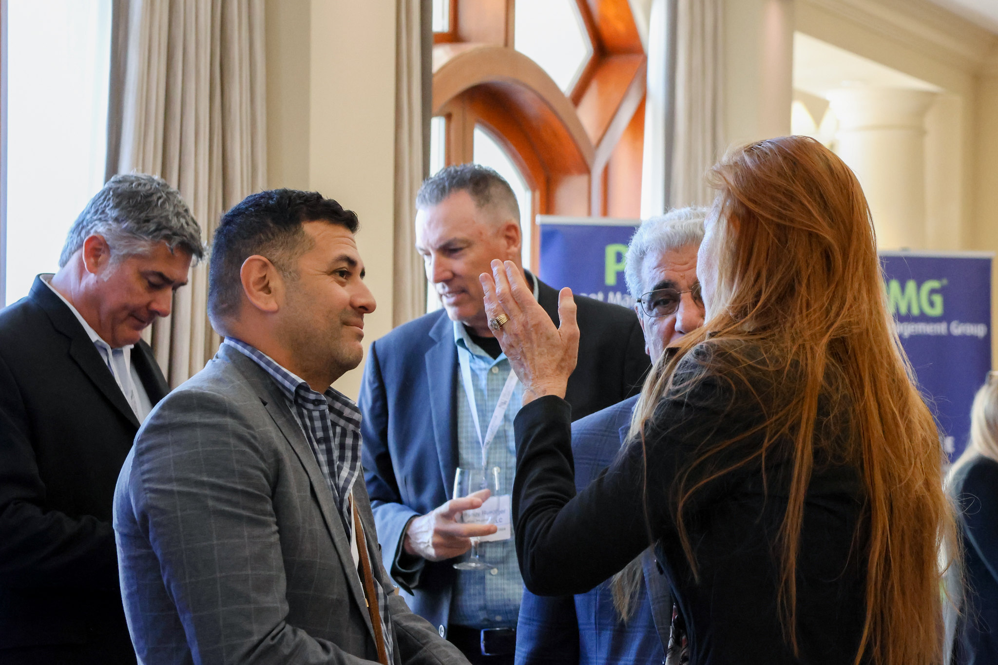 Attendees networking at Mortgage AI