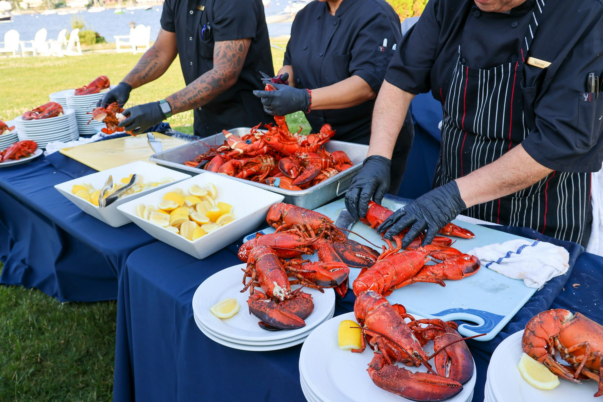 Lobster clambake at Real Estate Private Funds Summer