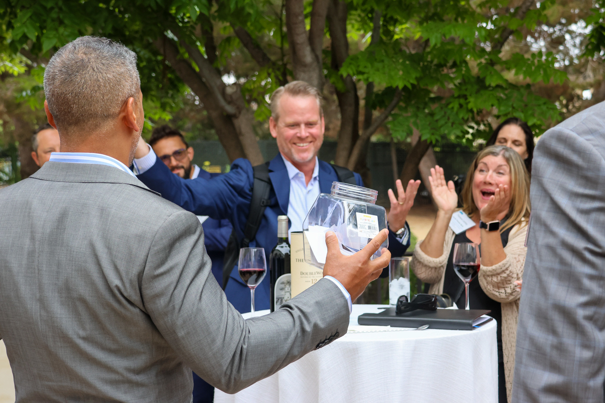 Attendees networking at The Distressed Forum for Bank Special Assets West
