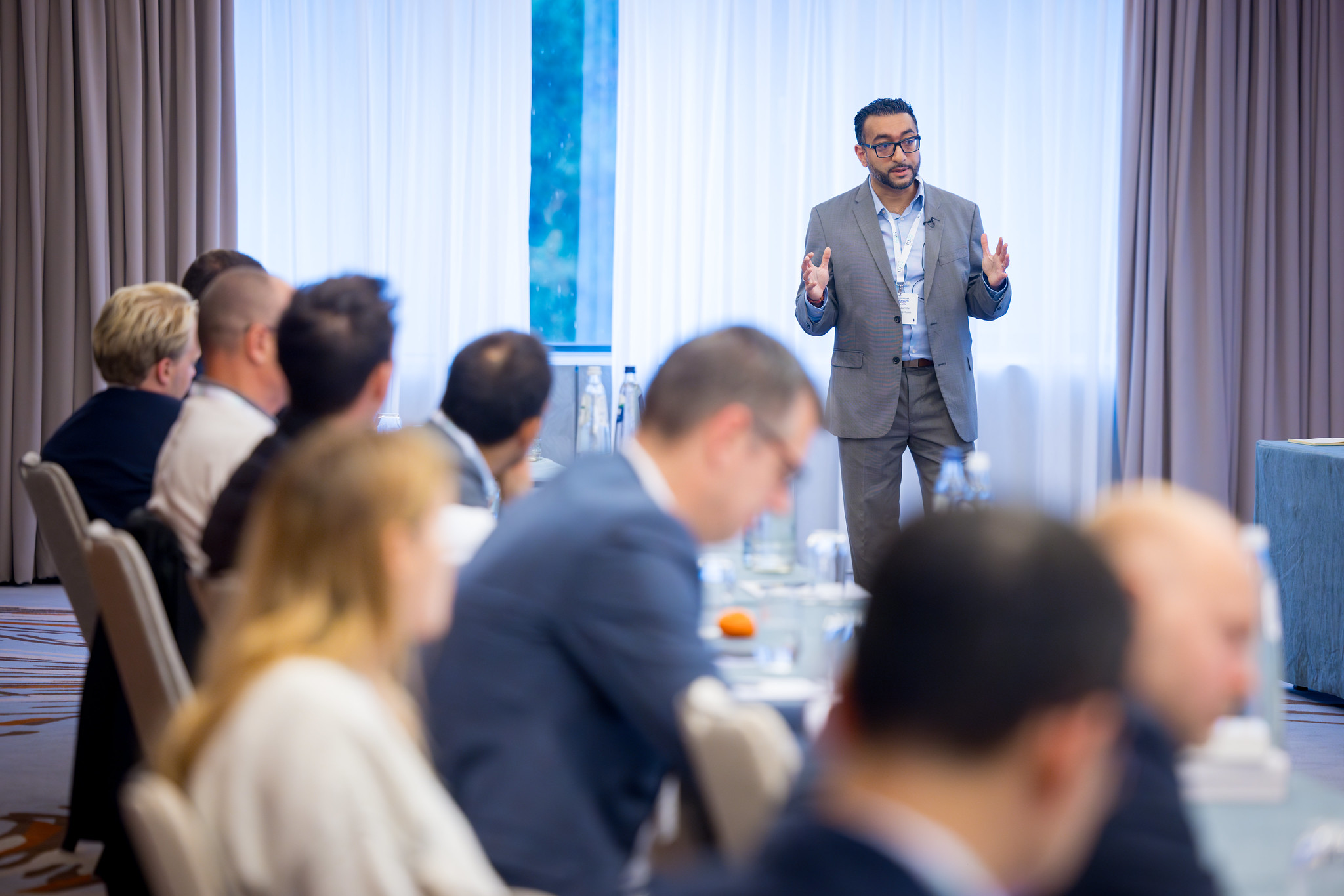 Host a discussion at a fund administration event