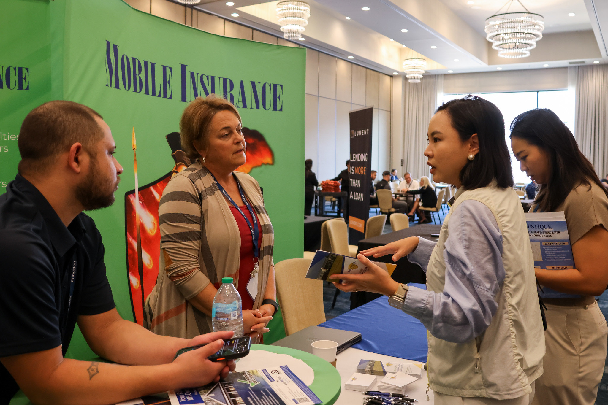 Sponsor booth at Manufactured Housing