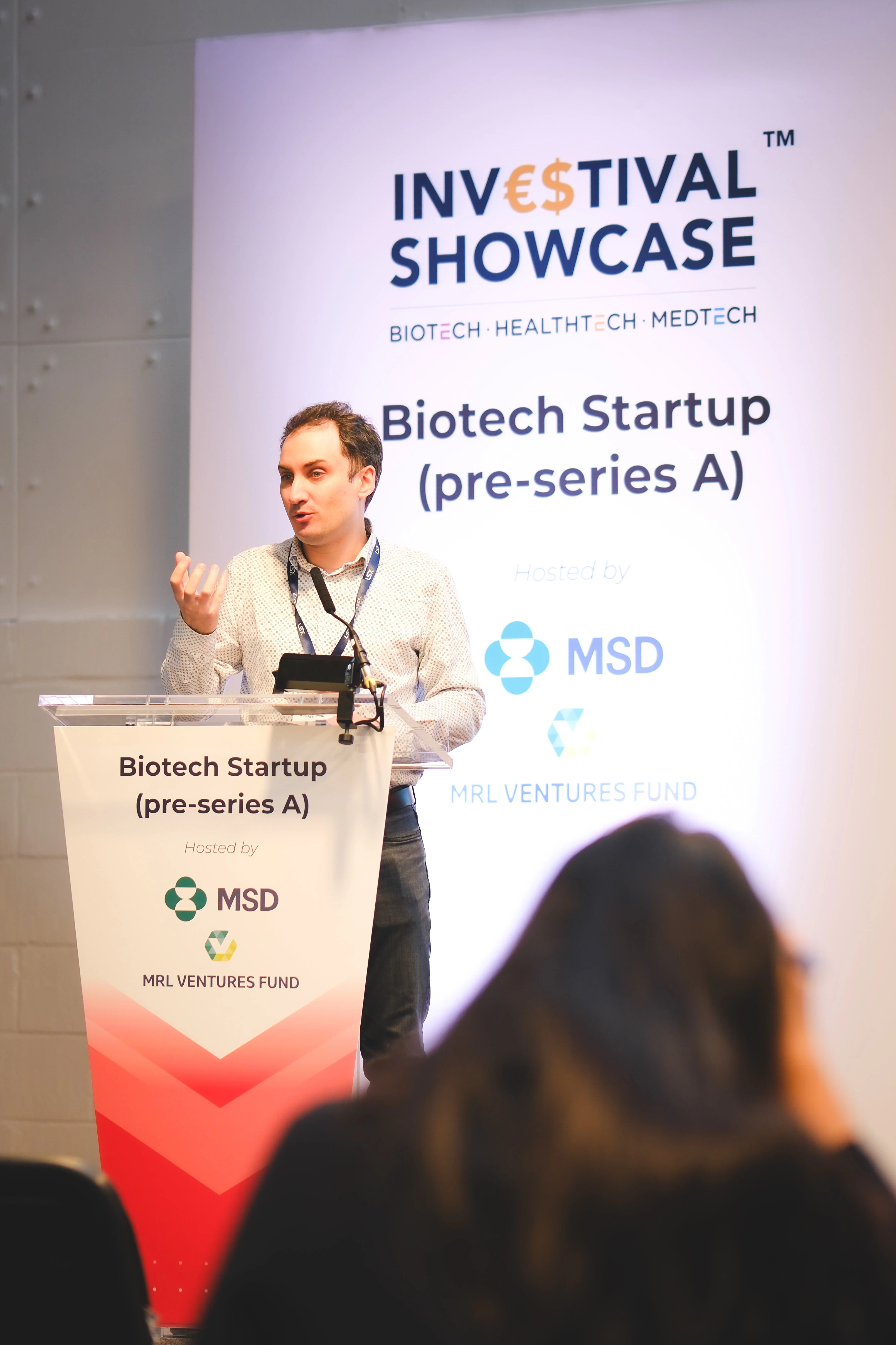 Speaker at the biotech startup pre-series A stage
