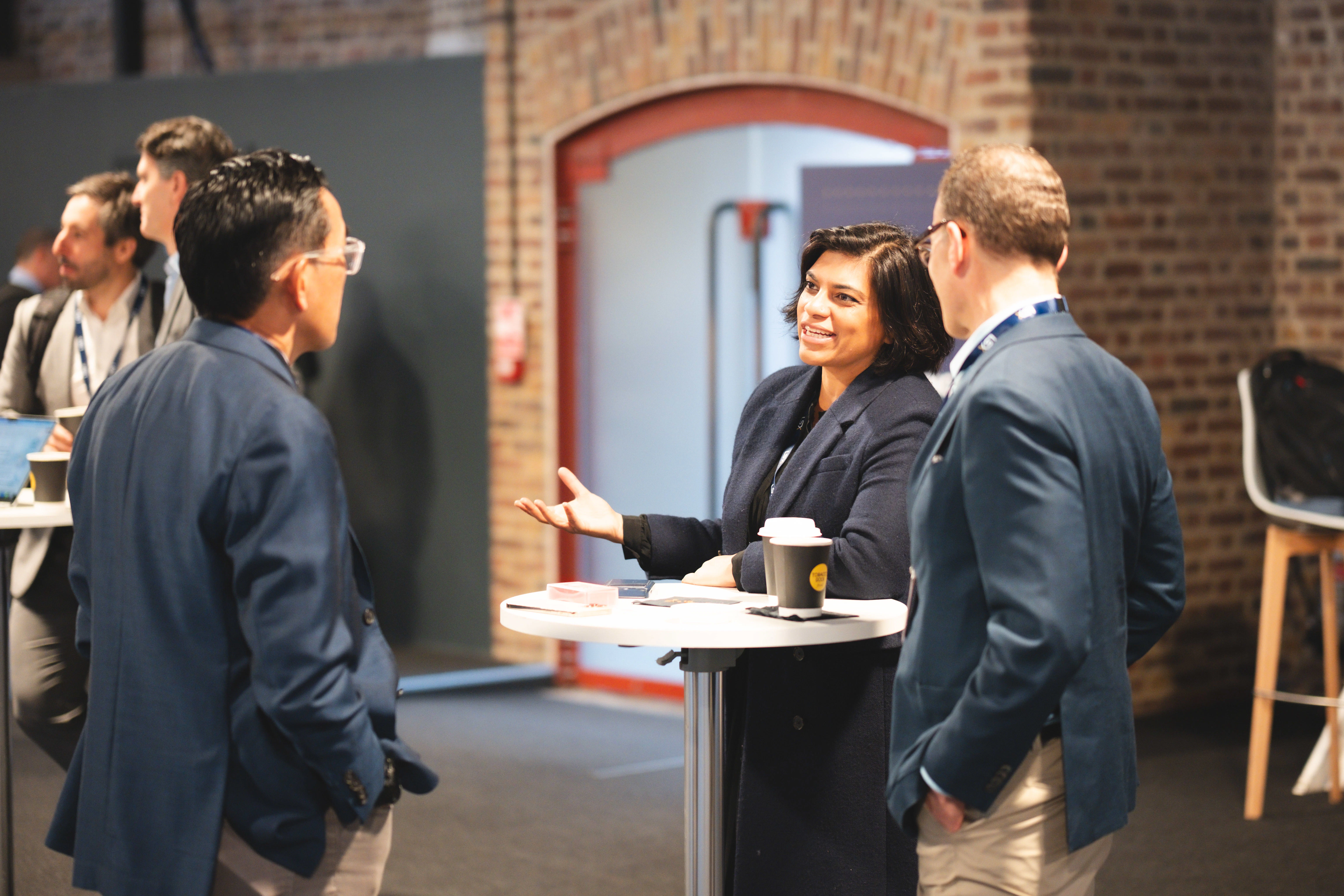 industry leaders networking at Investival Showcase