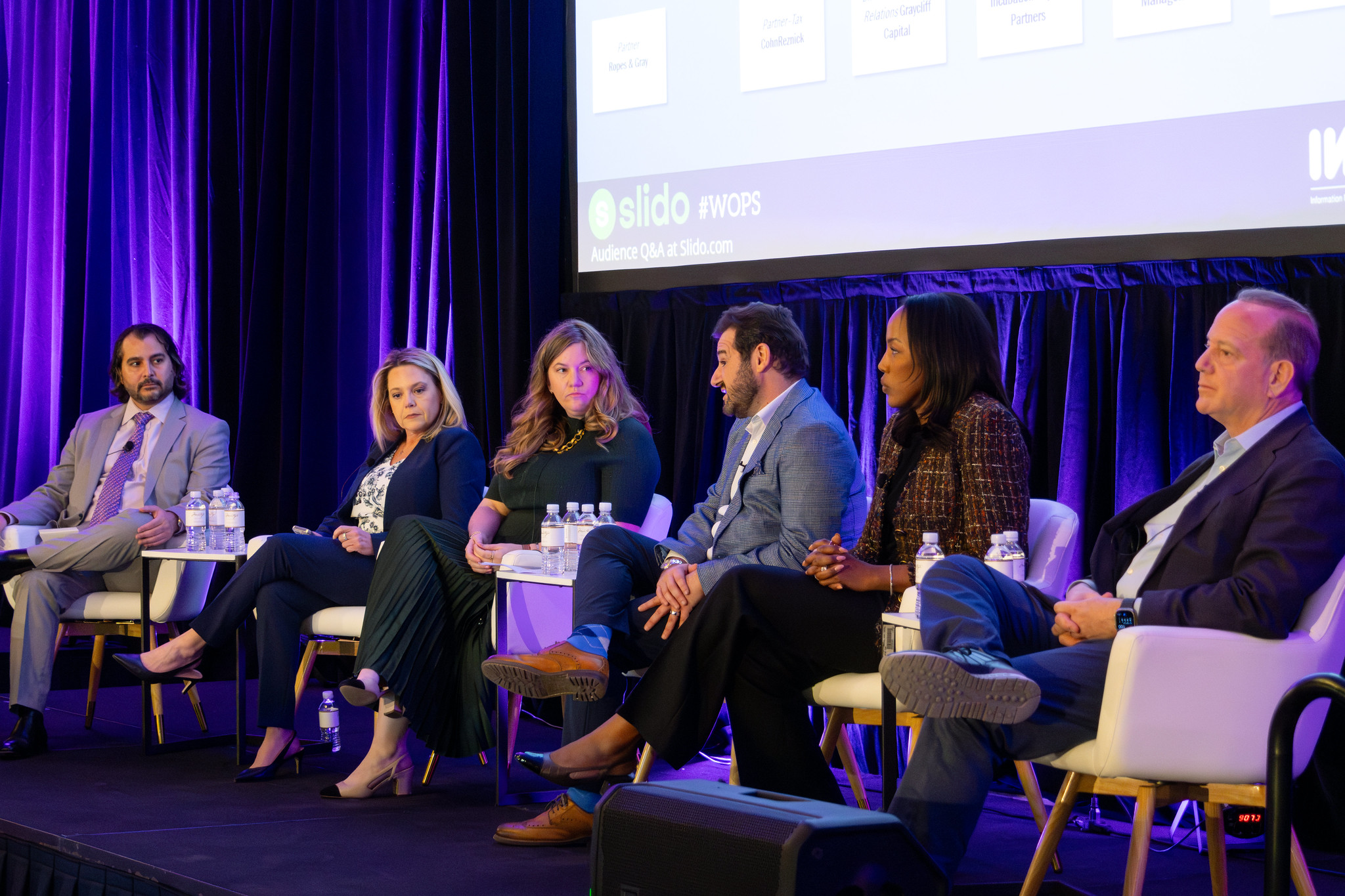 Panel of speakers at the Winter Real Estate Private Funds