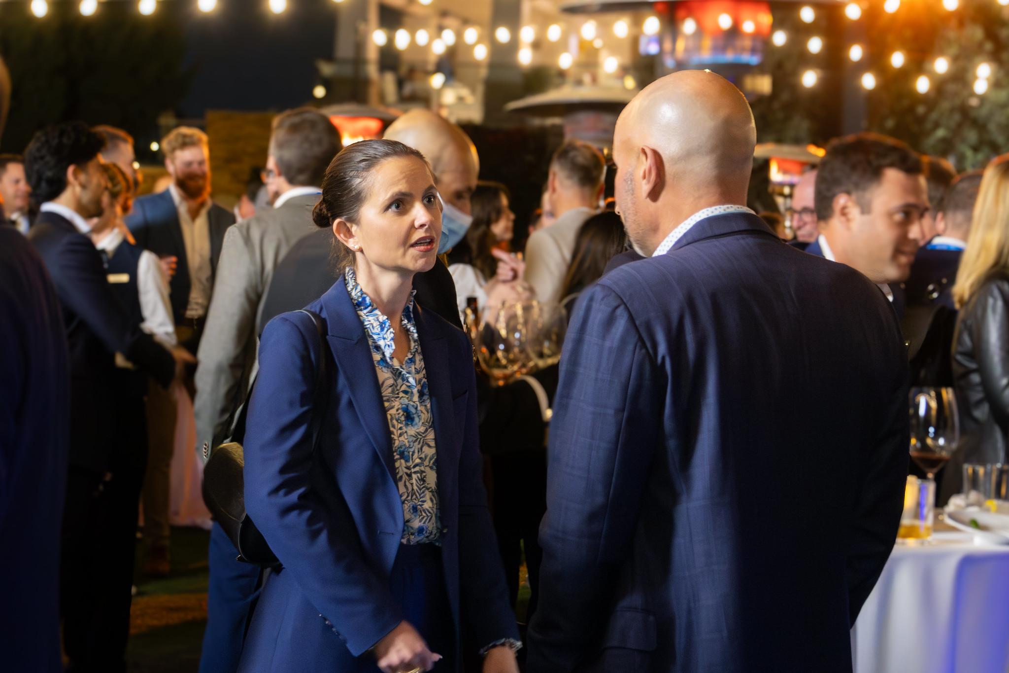 Attendees at Winter Real Estate Private Funds cocktail reception