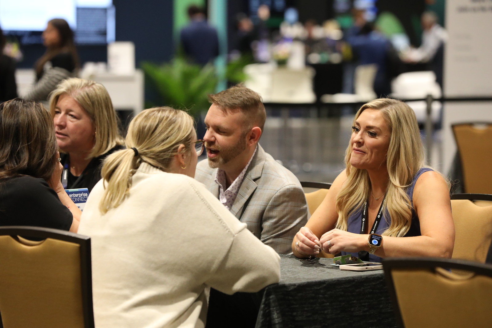 Enterprise Communications Conference attendees networking