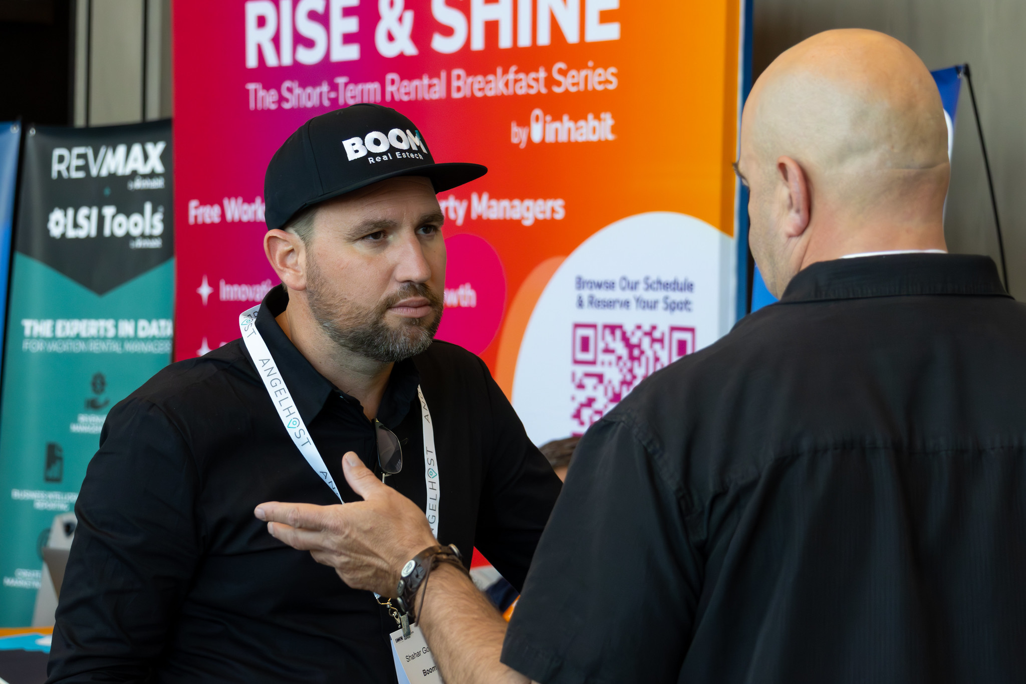 Sponsor interacting at Short Term Rental Summer