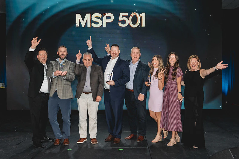 A group photo of the 2025 MSP 501 award winners