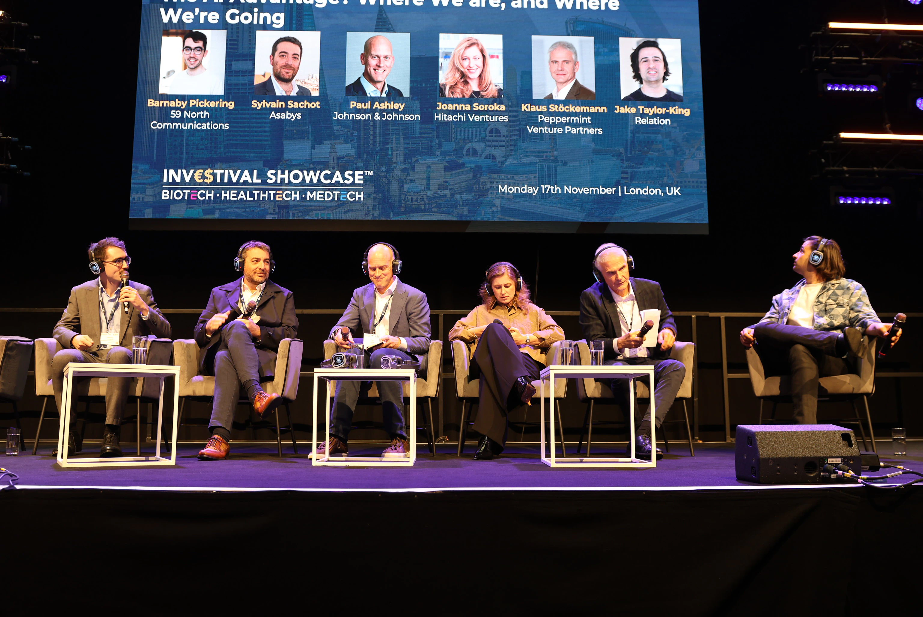 A panel of experts at Investival Showcase