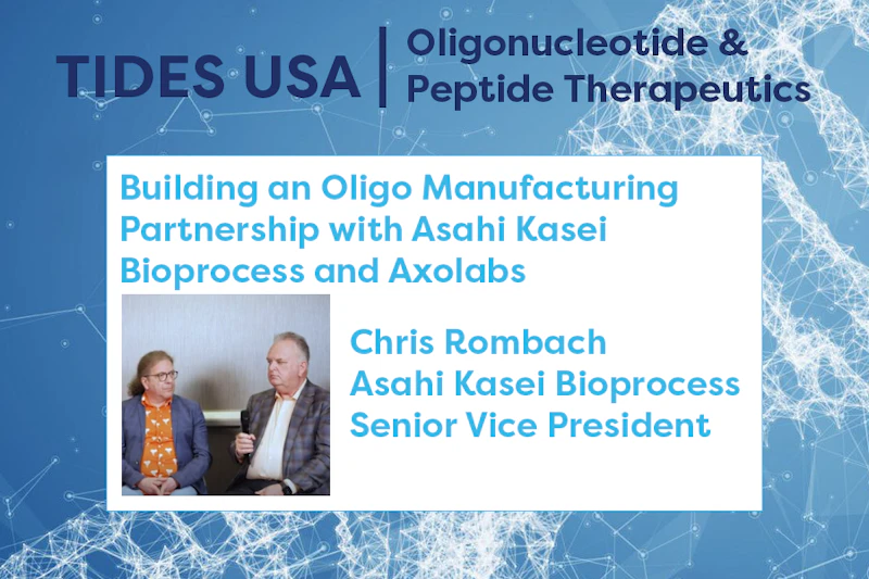 Building an Oligo Manufacturing Partnership with Asahi Kasei Bioprocess ...