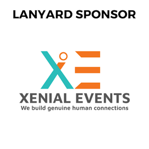 Xenial Events logo – Lanyard Sponsor for MEES 2025, providing personalized attendee lanyards to all visitors on-site