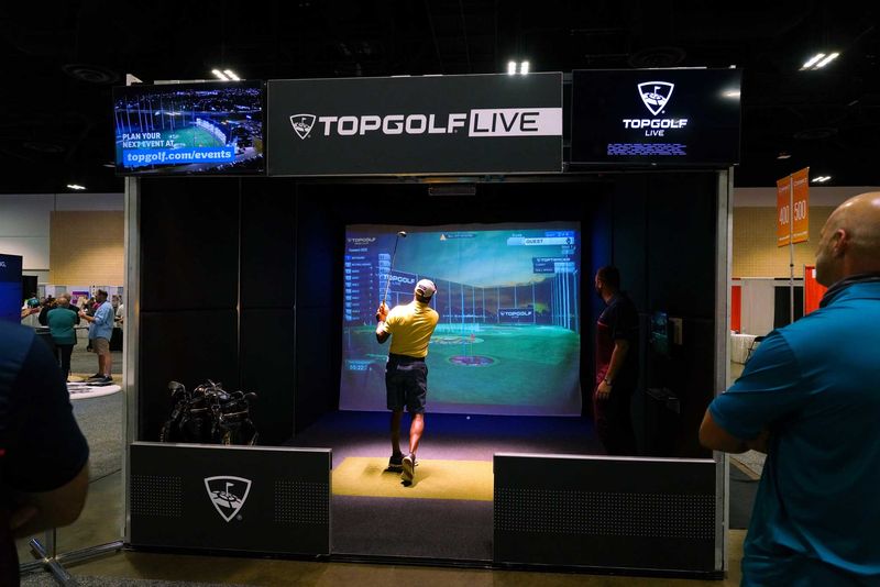 Top Golf Experience Booth