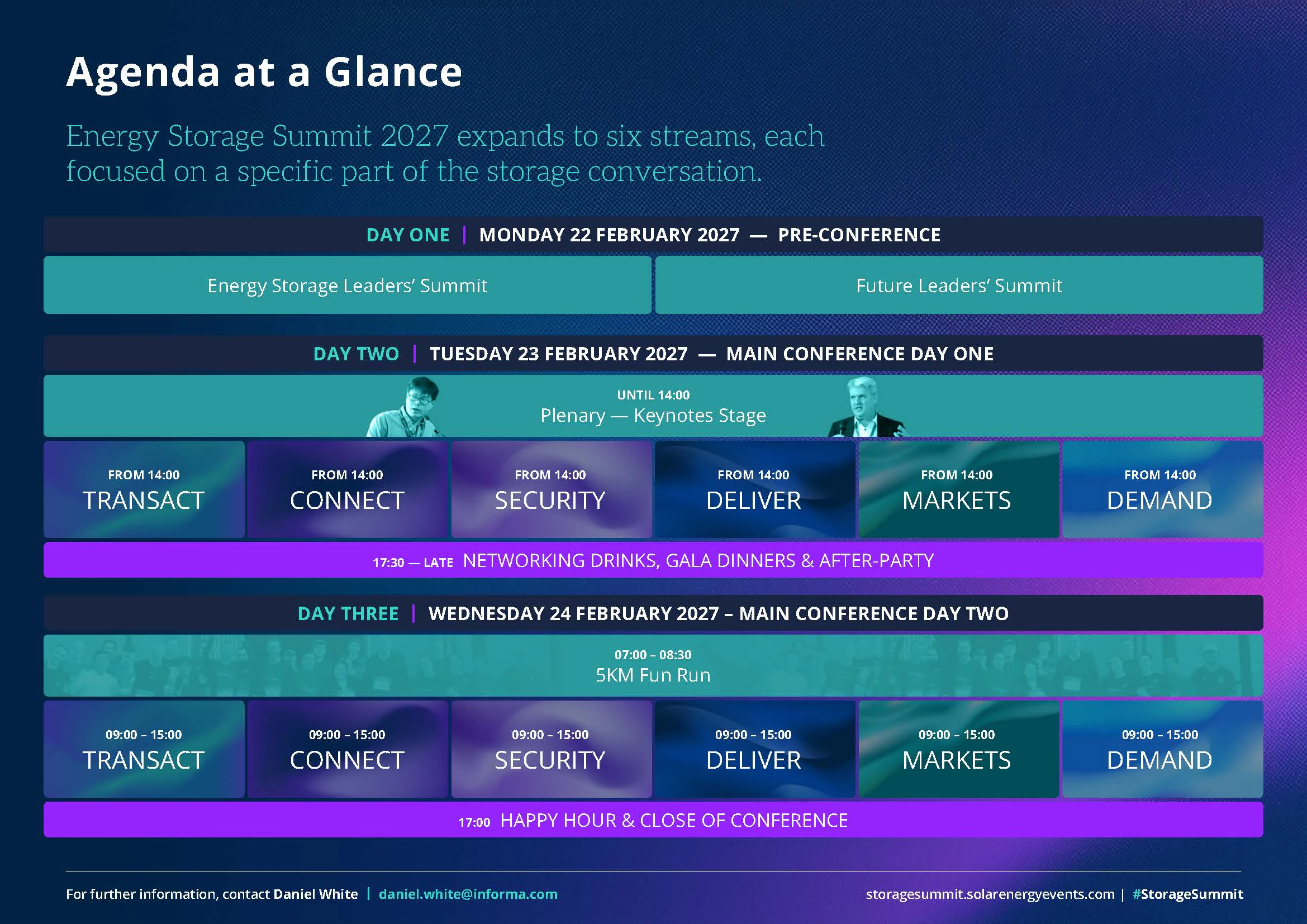 Agenda at a Glance