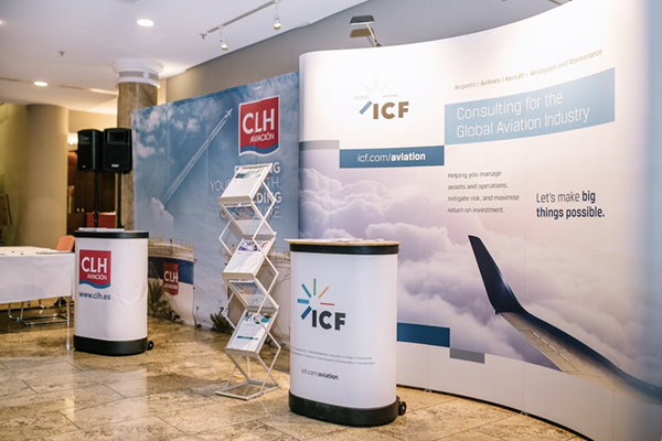 ICF Branding at Event