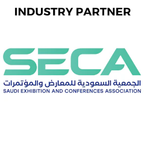 SECA logo – SES 2026 Industry Partner advancing the Saudi exhibition and conference sector