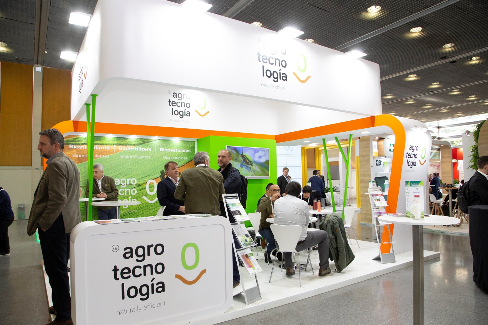 Agrotecnologia's booth at the exhibition area