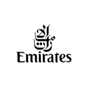 Emirates airline logo – past attendee at HRSE Dubai (HR Summit & Expo), showcasing participation from aviation and global travel leaders.
