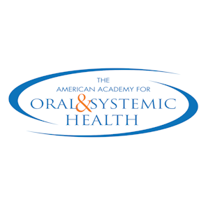 The American Academy for Oral and Systemic Health logo.