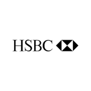 HSBC logo – leading international bank featured among past HRSE Dubai attendees, representing financial services and HR excellence.