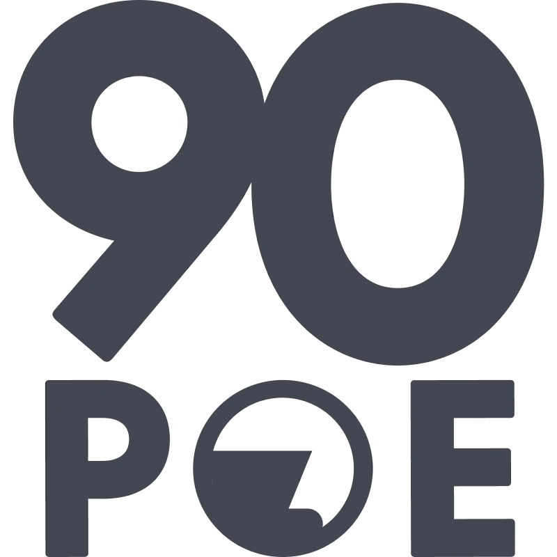 90 POE logo