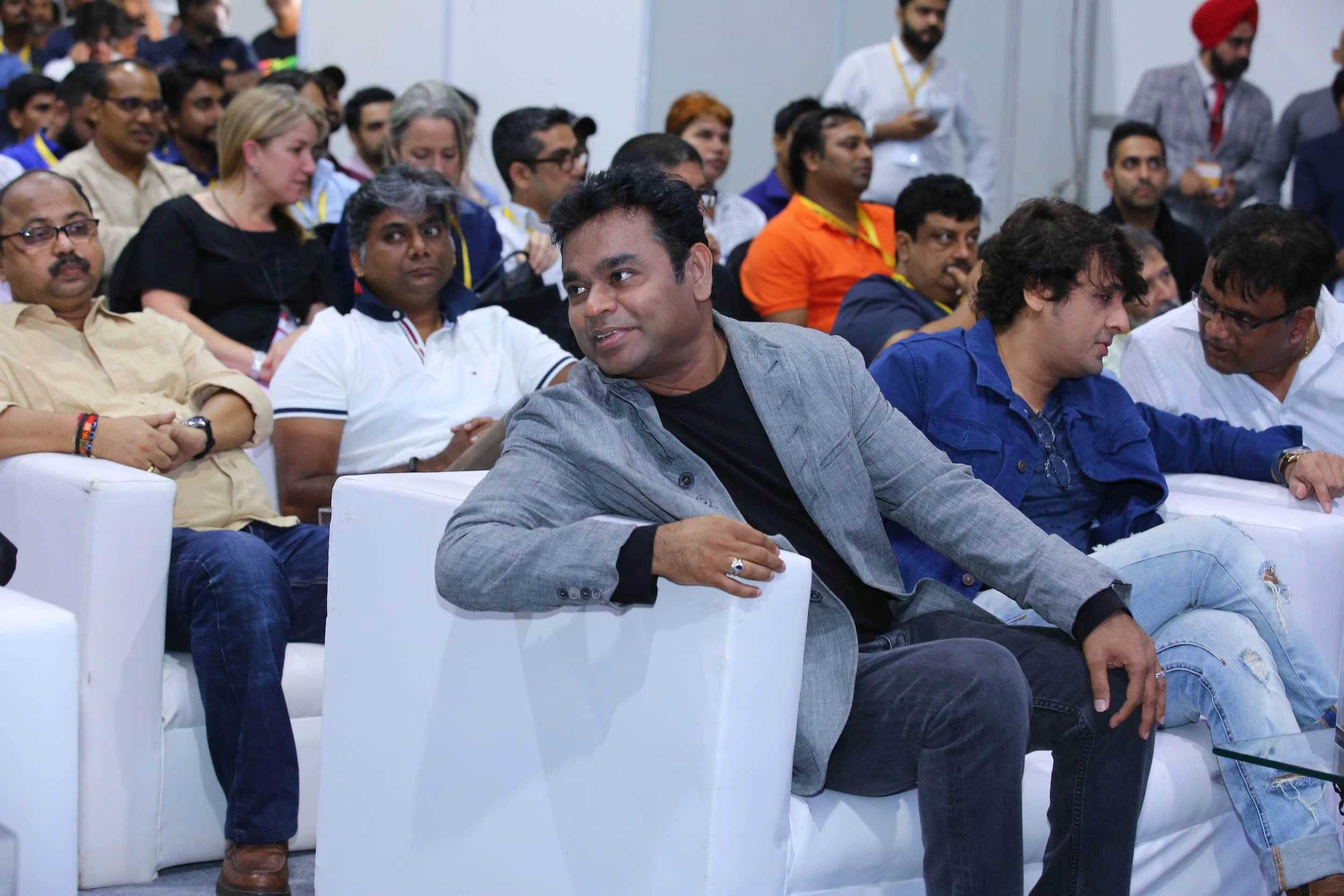 A.R. Rahman & Sonu Nigam at IRAA Awards 2018