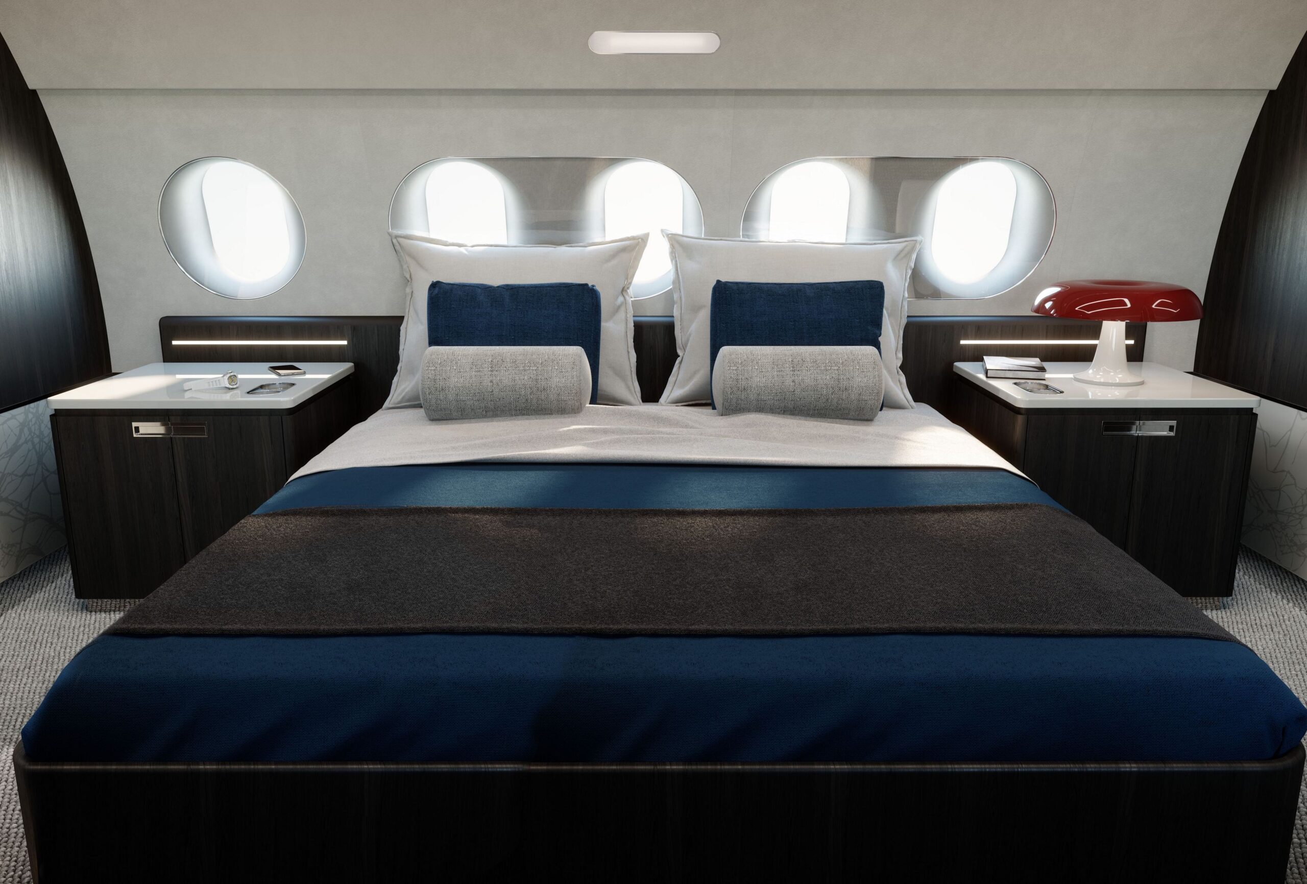 Private Jet compact bedroom